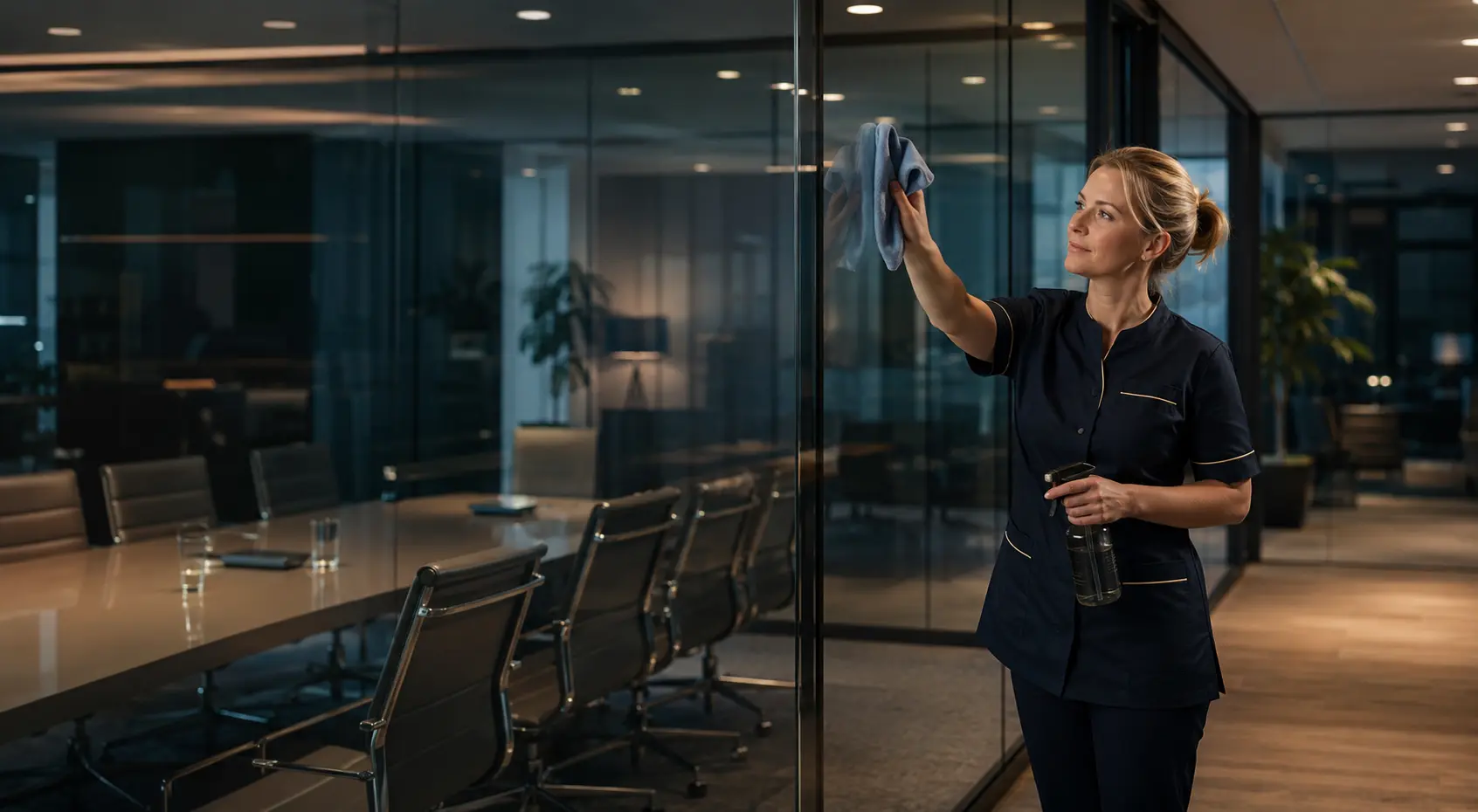 Modern office cleaning service
